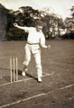 View: FDN2189 Frodsham: Harry Tudor bowling on cricket pitch