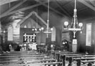 View: FDN2587 Frodsham: Interior of Tin Church, Main Street