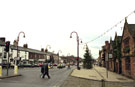 View: FDN2640 Frodsham: Main Street. Bears Paw Inn looking West towards Cowards Butchers shop. 