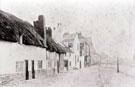 View: FDN2671 Frodsham: Caldwell's Cottages, Main Street, Frodsham. 1880.