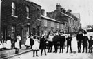 View: FDN2690 Frodsham: Houses and Children on Kingsley Road, Five Crosses.
