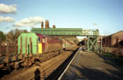 View: FDN2795 Frodsham: Frodsham Railway Station, with goods train passing