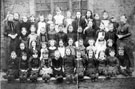 View: FDN2811 Frodsham: Group of unknown school children with teachers
