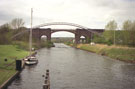 View: FDN2856 Sutton: Weaver Canal from Sutton Weaver Swing Bridge. Yacht, 
