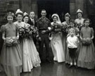 View: FDX0127 Frodsham: Kitty Littler's wedding day, April 20th 1946, daughter of Hetty Littler.