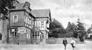 View: c01147 Kelsall: Chester Road, Royal Oak Hotel 	