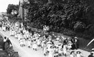 View: c01514 Wilmslow: Parade in Hawthorn Street 	