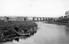 View: c01738 Northwich: River Weaver, railway viaduct