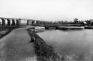 View: c01742 Northwich: Hunts Lock and railway viaduct