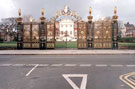 View: c02177 Warrington: Town Hall Gates 	