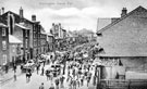 View: c02220 Warrington: Horse Fair in Winwick Street 	