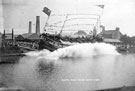 View: c02363 Warrington: Launch of the Santa Rosa, Sankey Bridges 	