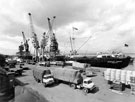 View: c03637 Ellesmere Port: Manchester Ship Canal docks	