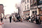 View: c04338 Runcorn: Traction engine on High Street 	