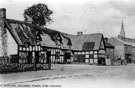 View: c05215 Winsford: Old cottages, Delamere Street, Over 	