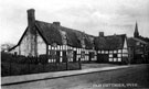View: c05245 Winsford: Old cottages, Over 	