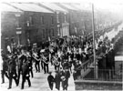 View: c05354 Winsford: Procession on High Street	