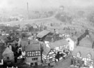 View: c05478 Sandbach: View from the Tower of St Mary's Church	