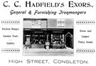 View: c05613 Congleton: Illustration from 'Congleton Past and Present', 1887 	