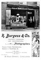 View: c05616 Congleton: Robert Burgess, Photographer, 28 High Street 	
