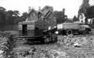 View: c05739 Crewe: Christ Church Vicarage facing new bus station 	