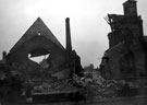 View: c05748 Crewe: Hightown Wesleyan Church and Youth Centre being demolished 	
