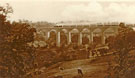 View: c06014 Marple: Railway Bridge and Aqueduct 	