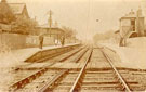 View: c06098 Thelwall: Railway Station 	