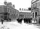 View: c06129 Bollington: Wellington Road, Waggon and Horses 	
