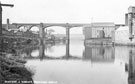 View: c06174 Frodsham: Viaduct over the River Weaver 	