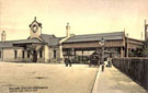 View: c06211 Northwich: Front of Northwich Station 	