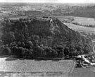 View: c06291 Beeston: Aerial view of Beeston Castle 	