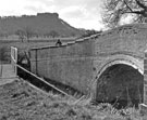 View: c06295 Beeston: Beeston Castle from Wharton's Lock Bridge	