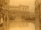 View: c06375 Northwich: Flooding in the High Street 	