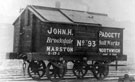 View: c06470 Marston: Railway wagon	