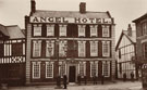 View: c06477 Northwich: Angel Hotel in the Bull Ring	