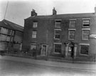 View: c06514 Northwich: Wesleyan houses viewed from London Road 	