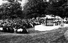 View: c06523 Northwich: Meeting in Verdin Park 	