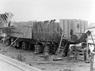 View: c06575 Northwich: River tug boat 'Edmondo' under construction at Isaac Pimblot's shipyard