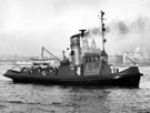 View: c06596 Northwich: Yarwood's steam tug and pilot vessel 'H Sawyer' 	