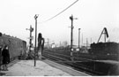 View: c06670 Northwich: Signals at the Lostock end of Northwich Station