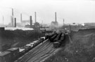 View: c06682 Winnington: Rail waggons at the Winnington works