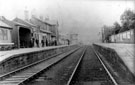 View: c06688 Cuddington: The railway station, looking east