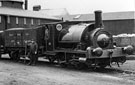 View: c06695 Northwich: Peckett engine 'Joule' at Lostock works