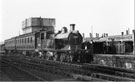 View: c06699 Winsford: Engine and clerestory coaches at Winsford  Over station