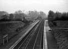 View: c06740 Adlington: Track and buildings at  Adlington station