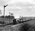View: c06742 Prestbury: Standard 'Britannia' 4-6-2 No.70031 Byron approaching Prestbury station