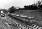 View: c06746 Prestbury: Train passing Prestbury station