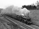 View: c06750 Prestbury: LMR '5' 4-6-0 No.45109 passing through Prestbury station