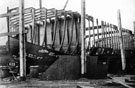 View: c06969 Northwich: Shipbuilding at Yarwood's shipyard 	